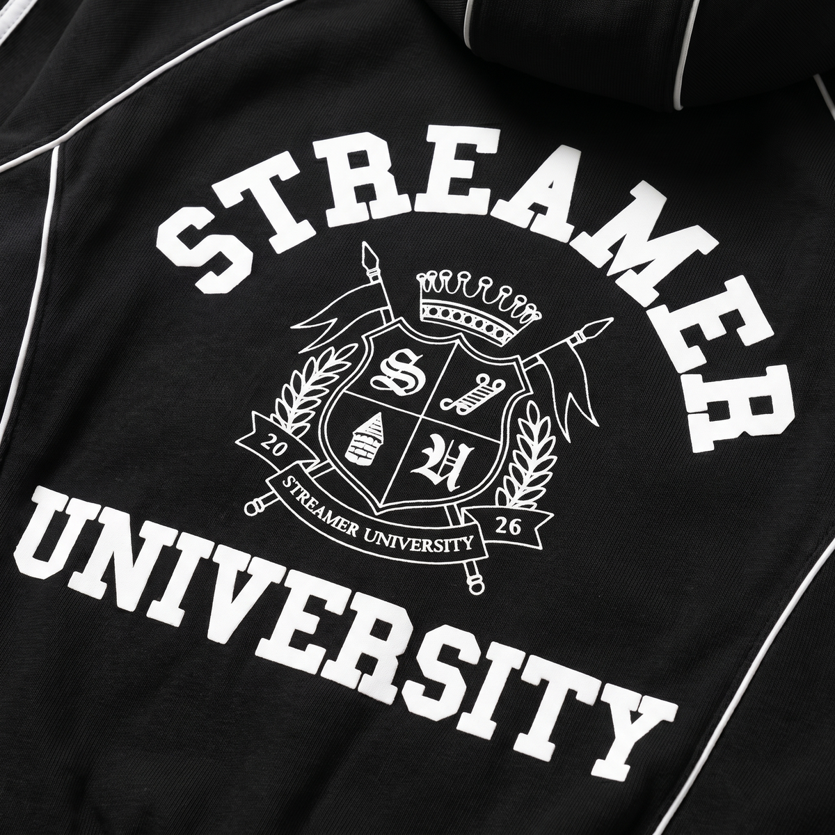 STREAMER UNIVERSITY HOODED ZIP-UP JACKET