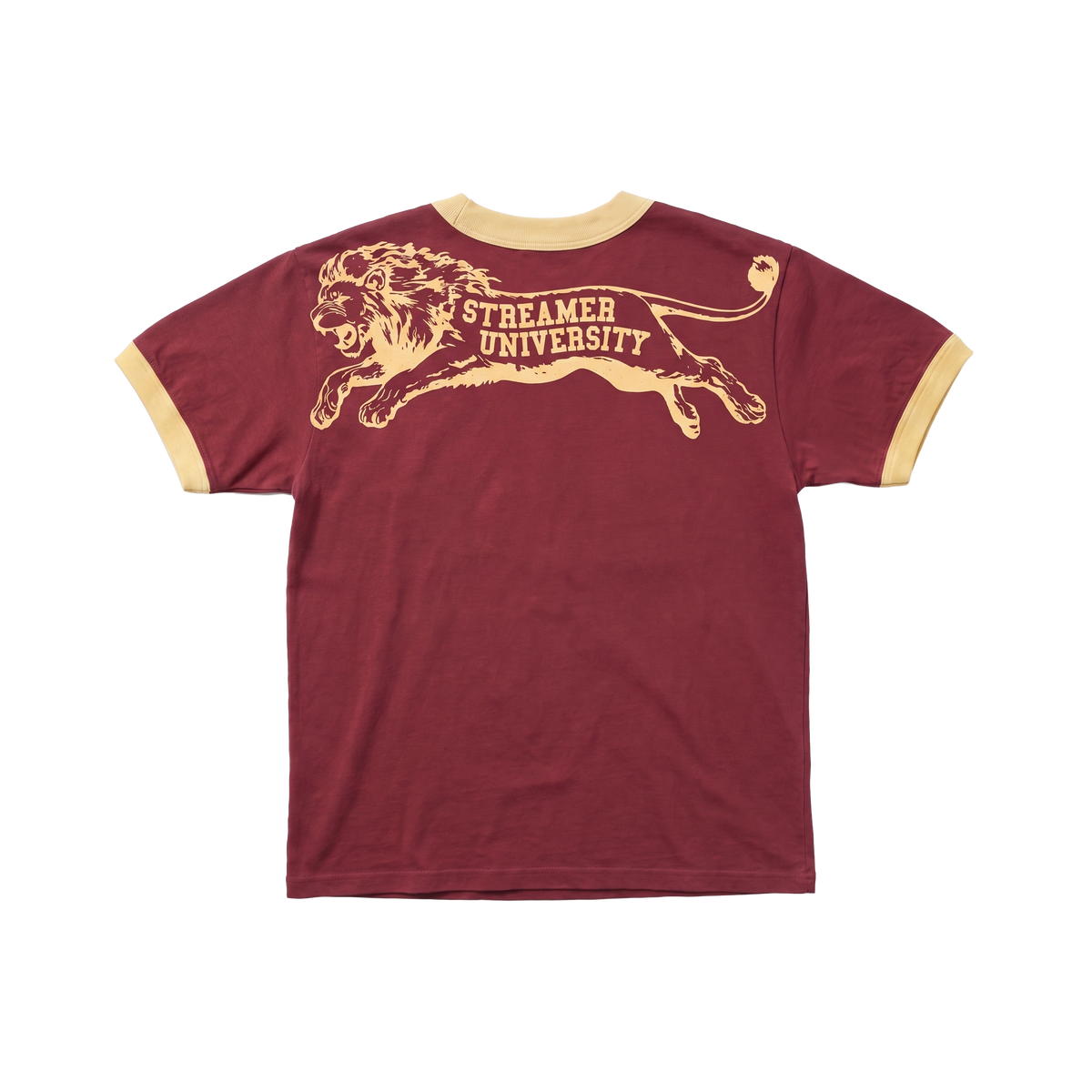 STREAMER UNIVERSITY RINGER BABY TEE