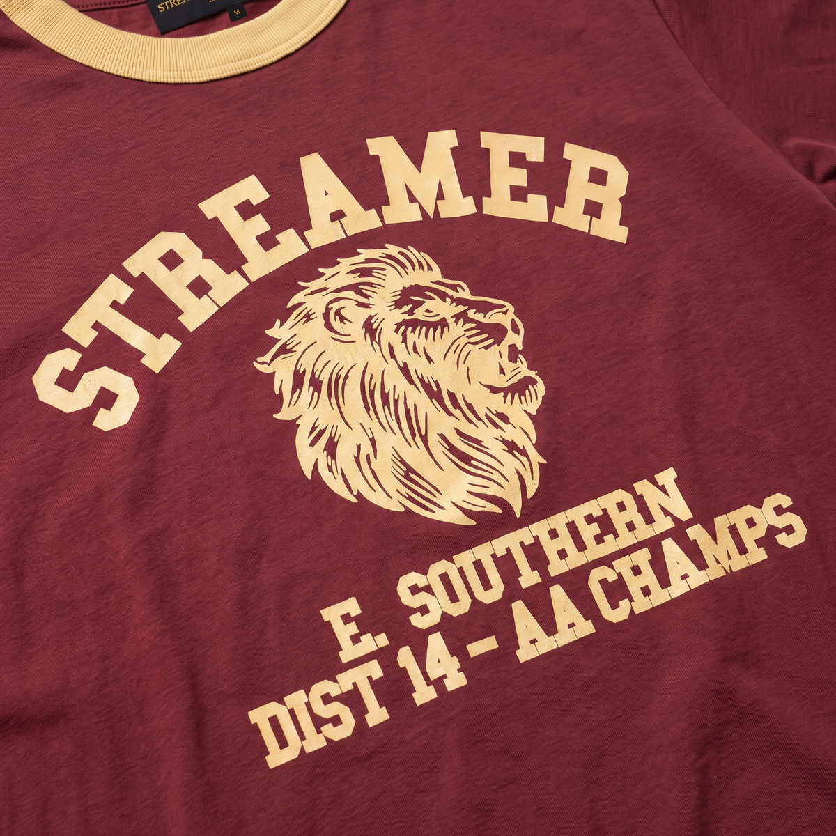 STREAMER UNIVERSITY RINGER BABY TEE