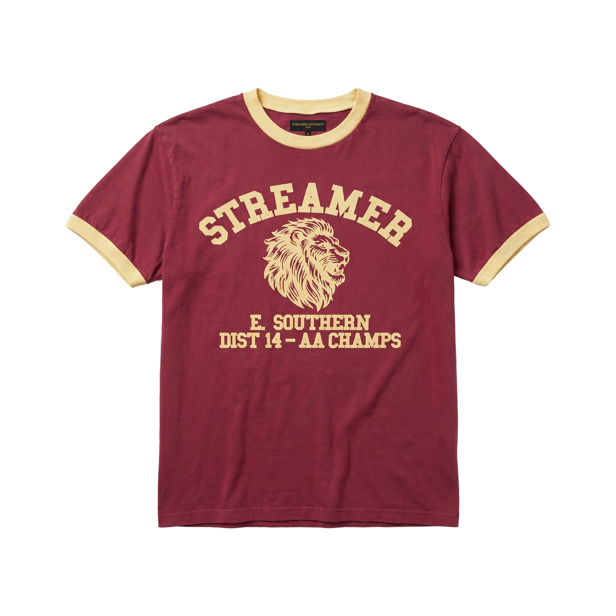 STREAMER UNIVERSITY RINGER TEE